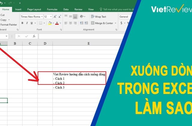 Khám Phá 3 Phương Pháp Xuống Dòng Trong Excel Đơn Giản Nhất