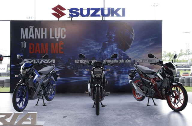Khám Phá Xe Côn Tay Mới Suzuki New Satria Tại Việt Nam