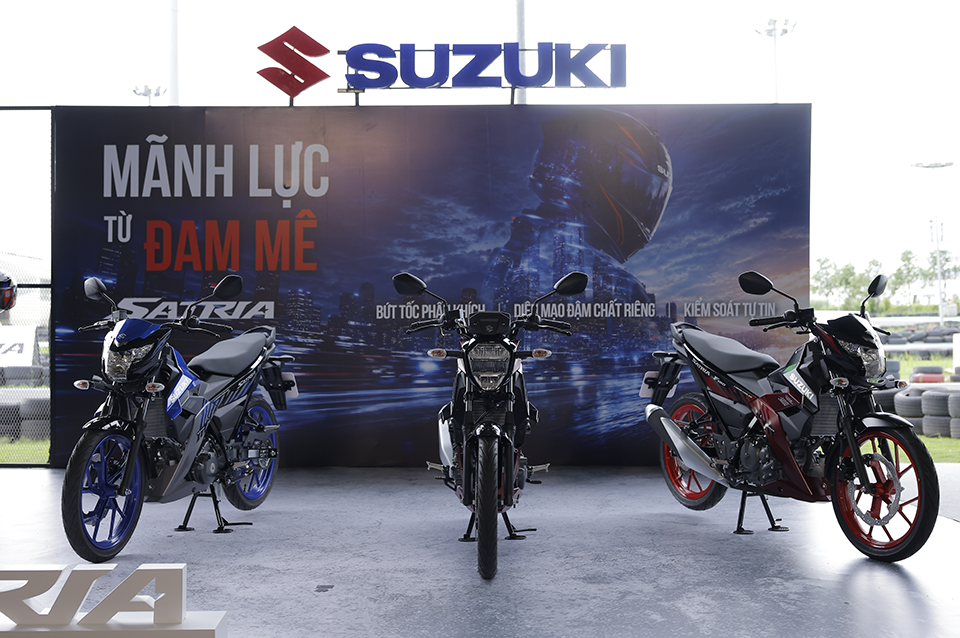 Khám Phá Xe Côn Tay Mới Suzuki New Satria Tại Việt Nam