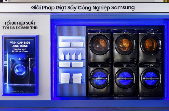 Khám Phá Giải Pháp Giặt Sấy Công Nghiệp Mới Từ Samsung Tại Việt Nam