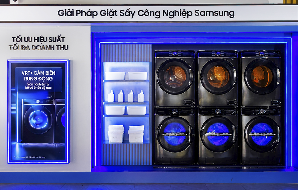 Khám Phá Giải Pháp Giặt Sấy Công Nghiệp Mới Từ Samsung Tại Việt Nam